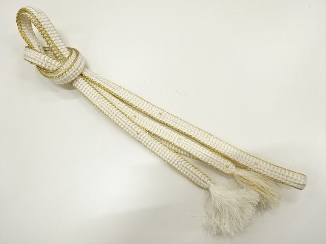 JAPANESE KIMONO / HAND-TIED OBIJIME CORD